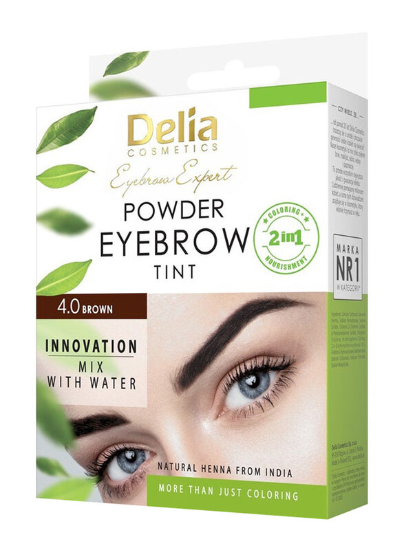 

Delia Cosmetics Powder Henna Eyebrow Tint, 4gm, 4.0 Brown, Brown