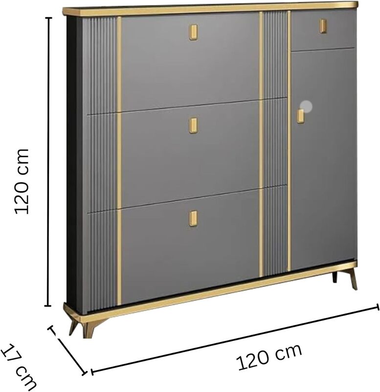 Wooden Shoe Rack to Organize the Shoes Sturdy Shoe Cabinet with Wide Storage Capacity