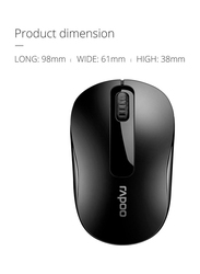 Rapoo M10+ 2.4GHz Wireless Optical Gaming Mouse, Black