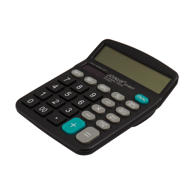 

JOINUS JS 8837 Calculator 12 Digit Electronic Basic Calculator Dual Power Source