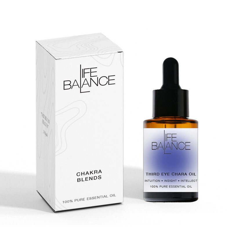 Life Balance Third Eye Chakra Oil 30ml Enhance Focus, Relieve Mental Fatigue, & Unlock Inner Wisdom