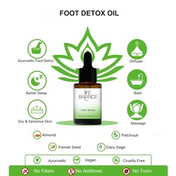 Life Balance Foot Detox 30 ml Revitalizing Foot Soak for Energy Cleansing and Rejuvenation