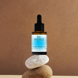 Life Balance Throat Chakra Healing Oil 15 ml Overcome Shyness, Relieve Throat Discomfort, & Enhance Verbal Clarity