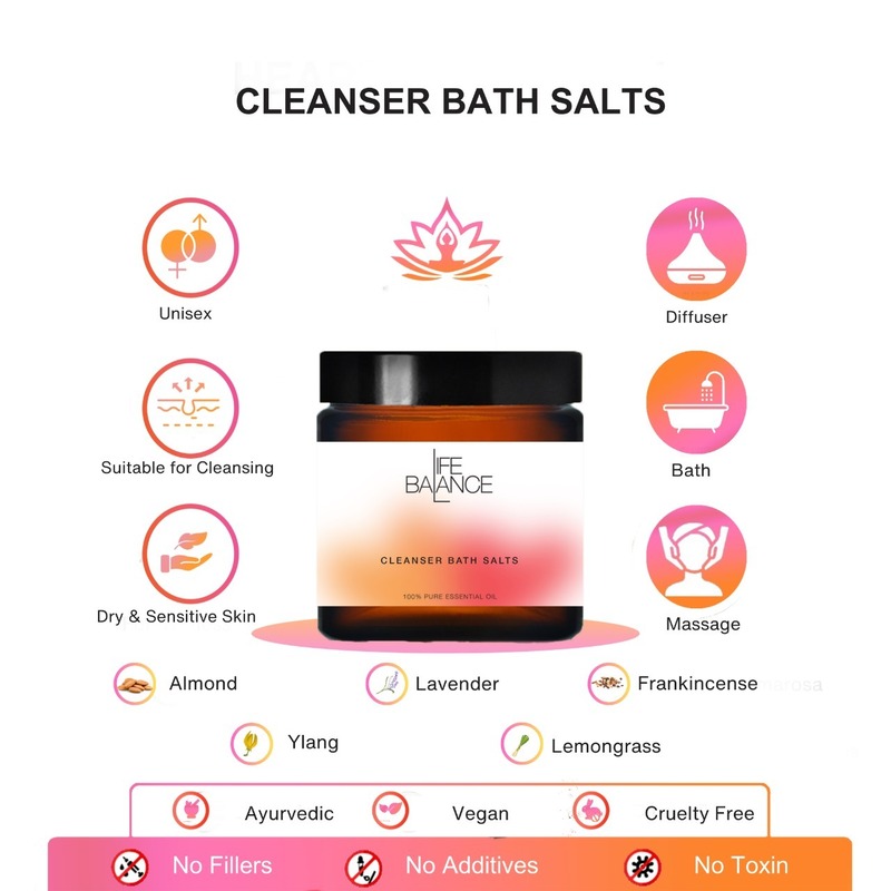 Life Balance's Cleanser Bath Salt 250 gm