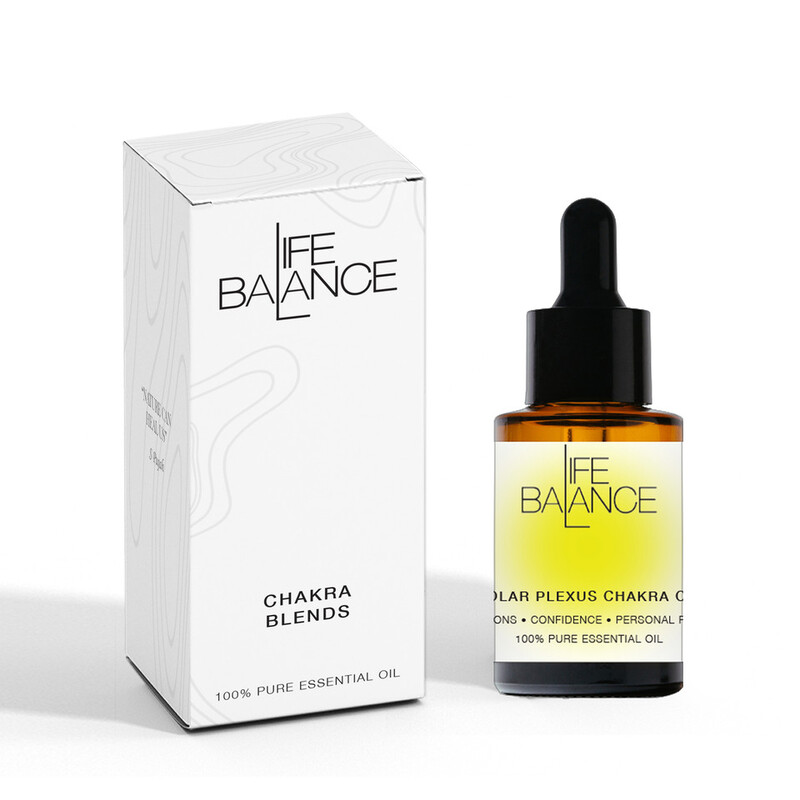 Life Balance Solar Plexus Chakra Oil 15ml Boost Self Esteem, Relieve Anxiety, & Overcome Fatigue with Pure Essential Oils