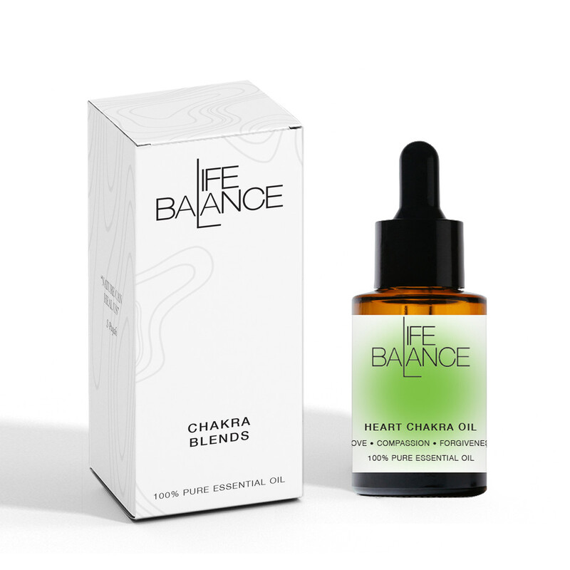 Life Balance Heart Oil 15ml Relieve Heartache, Reduce Stress, & Enhance Self-Love