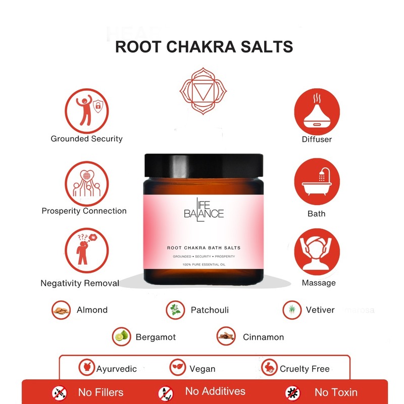 Life Balance's Root Chakra Bath Salts 250 gm