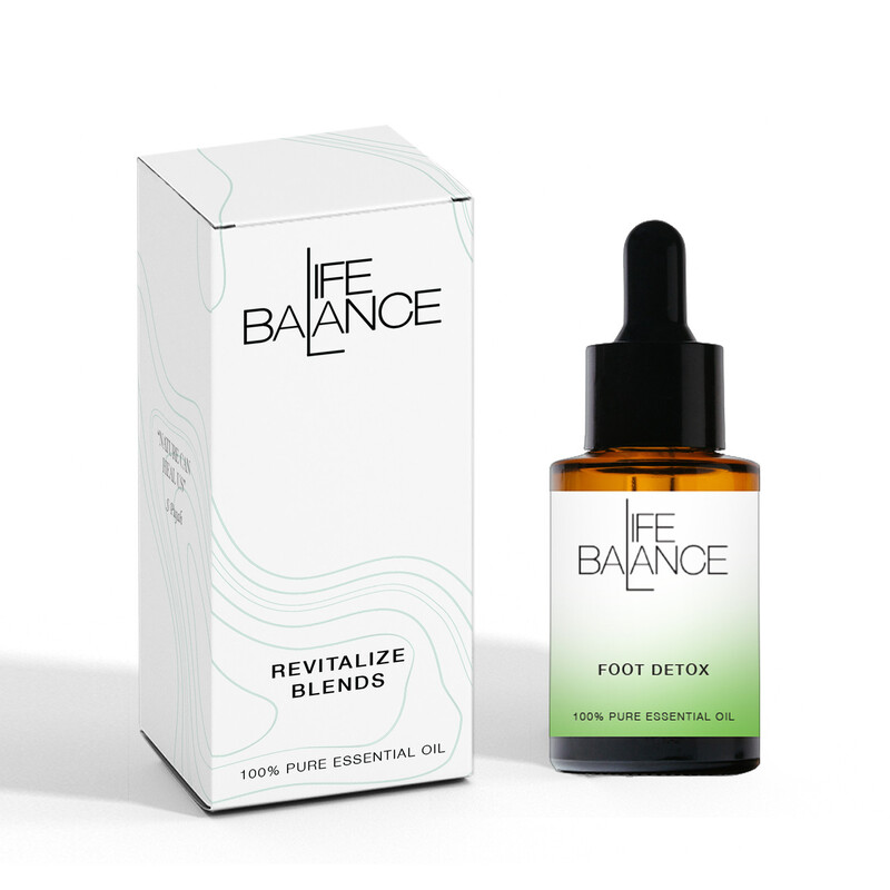 Life Balance Foot Detox 30 ml Revitalizing Foot Soak for Energy Cleansing and Rejuvenation