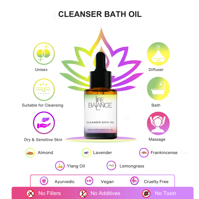 Life Balance's Cleanser Bath Oil 30 ml