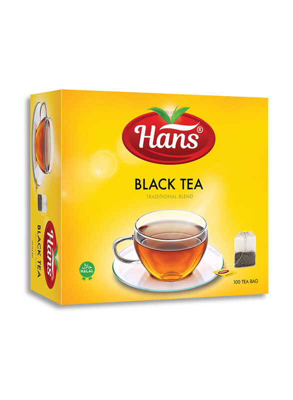 

Hans Black Tea Organic Powder, 100 Tea Bags