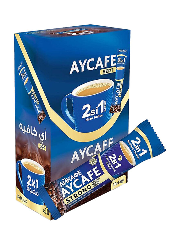 

AyCafe 2 in 1 Instant Coffee Box, 10 Sachet
