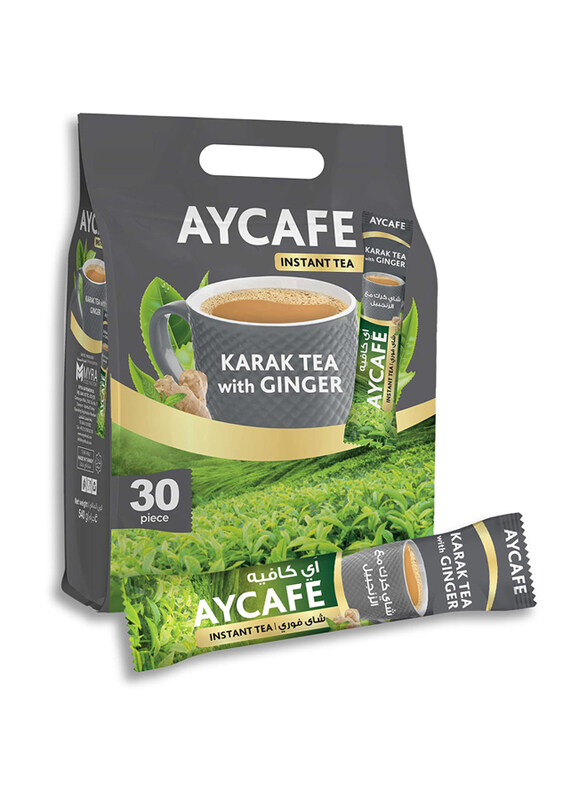 

AyCafe Karak Tea with 100% Natural Ginger Pouch, 30 Sachet