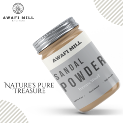 AWAFI MILL Sandal Powder Mysore  Raw & Pure Premium Quality (Pack Of (3 Oz  90 Gram))