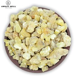 AWAFI MILL Frereana Frankincense Resin - Premium Boswellia Tree Resin with Triangle Charcoal Tablet (Pack of 120 Gram with 20 Charcoal Piece)