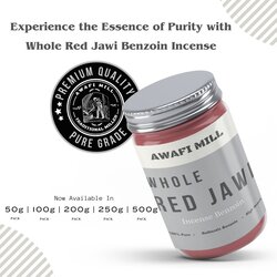 Awafi Mill Red Jawi Benzoin Incense  Pure and Aromatic Resin for Spiritual Rituals (250 GM)