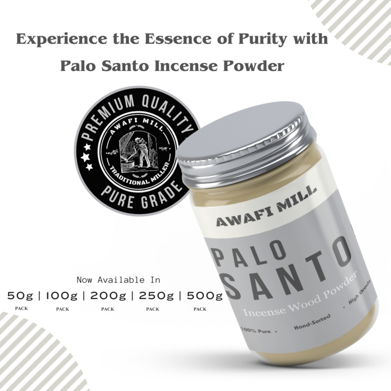 Awafi Mill Palo Santo Incense Powder  100% Wild Peruvian Palo Santo (4 Oz  116 Gram)