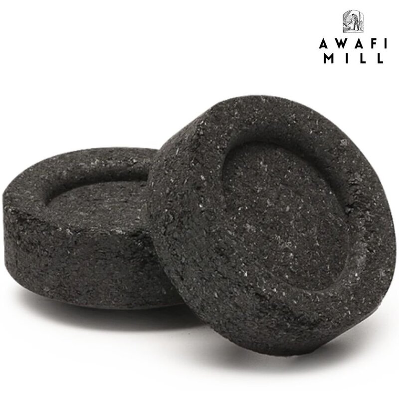 AWAFI MILL White Copal Premium Incense Resin - Fresh Citrus, Mint & Forest Aroma with Charcoal Tablet (Pack of 120 Gram with 20 Charcoal Piece)