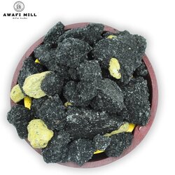 AWAFI MILL Black Jawi Benzoin Incense - Luxurious Vanilla Aromatic Smoke with Triangle Charcoal Tablet (Pack of 100 Gram with 10 Charcoal Piece)