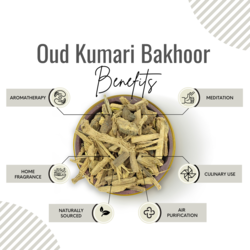 Awafi Mill Oud Kumari Bakhoor - Oud Wood Chips For Burning  Rare Incense Ingredient (Pack Of (4 Oz  110 Gram))