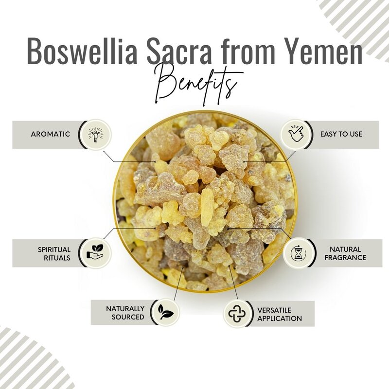 Awafi Mill Frankincense Royal Incense Resin - Boswellia Sacra from Yemen - Incense Ingredient  100% Pure Resin (Bottle of 100 gram  3.5 Oz)