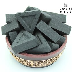 Awafi Mill Triangle Charcoal Tablets for Incense Burning  Premium Quality and Long-Burning (Pack Of (30))