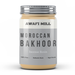 Awafi Mill Moroccan Bakhoor - HIgh Grade Resin  Aromatic Smoke for Exotic Fragrance Experience (Bottle of 100 gram  3.5 Oz)