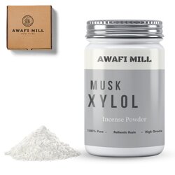 Awafi Mill Natural Musk Xylol Powder - HIgh Grade Pure Fragrance Ingredient (Bottle of 100 gram  3.5 Oz)