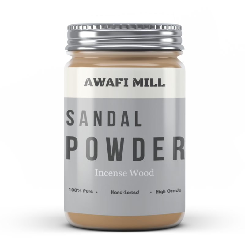 AWAFI MILL Sandal Powder Mysore  Raw & Pure Premium Quality (Pack Of (3 Oz  90 Gram))