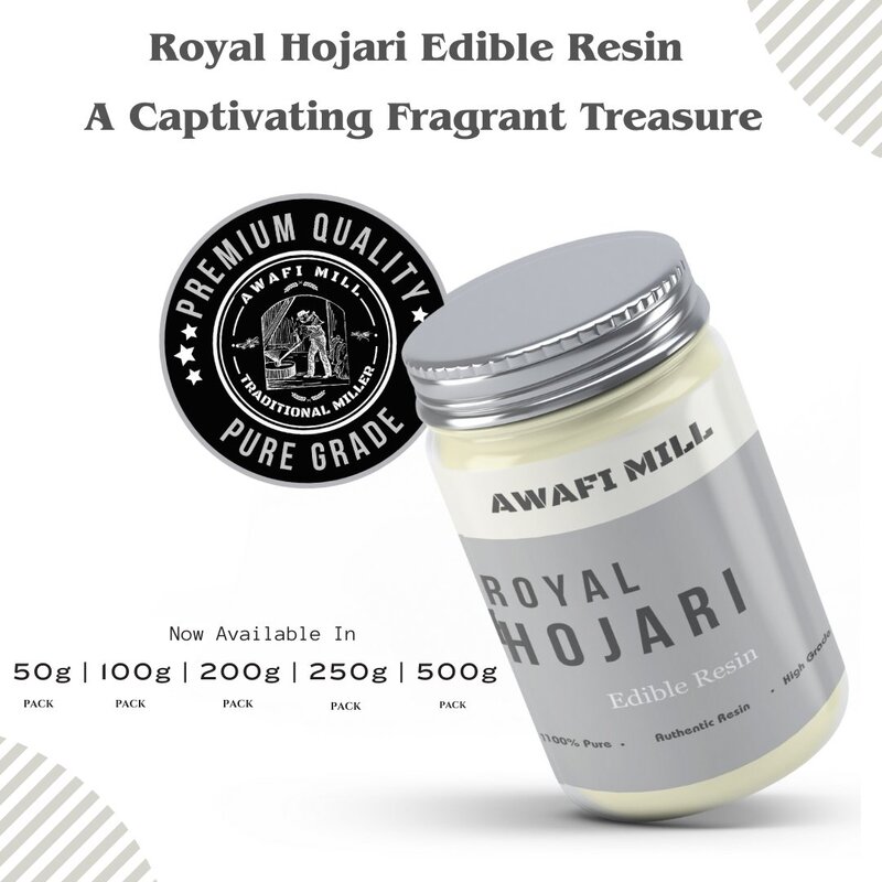 Awafi Mill Frankincense Royal Hojari Luban - Incense Ingredient in Bottle  Pure Natural Resin (Bottle of 100 gram  3.5 Oz)