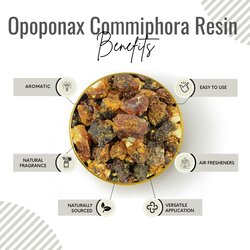 Awafi Mill Opoponax Resin Incense - Premium Handpicked Resin  High Grade Resin Incense (Bottle of 100 gram  3.5 Oz)