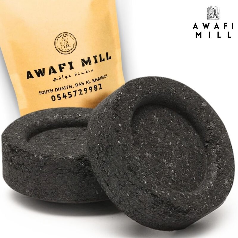 AWAFI MILL Round Charcoal Tablets for Incense - Quick Lighting Charcoal Discs for Aromatic Resins and Herbs (Pack of 30)