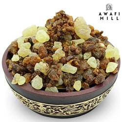 AWAFI MILL Holy Smoke Church Incense - Hand-Picked Resins (Frankincense and Myrrh) with Charcoal Tablet (Pack of 120 Gram with 20 Charcoal Piece)