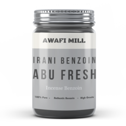 Awafi Mill Frankincense - 'Irani Benzoin Abu Fresh' Black Benzoin Incense Pal SambraniFresh & Long-Lasting Home Fragrance (Pack Of (3 Oz  90 Gram) Small Resins)