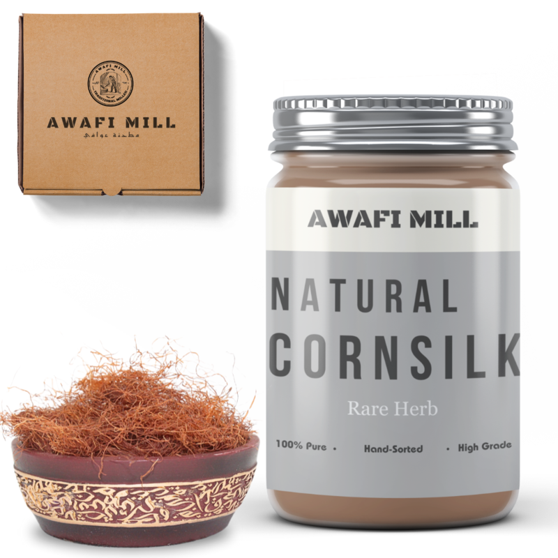 

AWAFI MILL Natural Dry Corn Silk - Unique Decorative Accent - Rustic Charm for Home Decor - Eco-Friendly Crafting Material (Bottle of 100 gram / 3.5 O