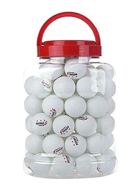 

Generic 3-Stars Olympic Ping-Pong Table Tennis Balls, 40mm, 60 Pieces, H9780, White