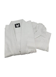 Buka Karate Uniform Training Uniform Set, 140cm, White