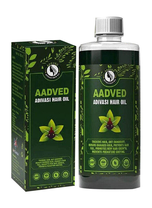 

Aadved Adivasi Herbal Hair Oil for All Hair Types, 500ml