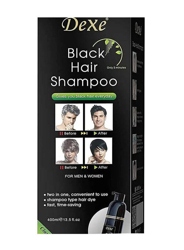 

Dexe Black Hair Shampoo for All Hair Types, 400ml