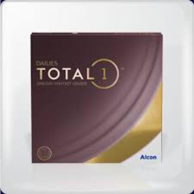 Alcon Dailies Total 1 Pack 90 (-2.00)1 Day Contact Lenses,with Various Powers, Clear, 