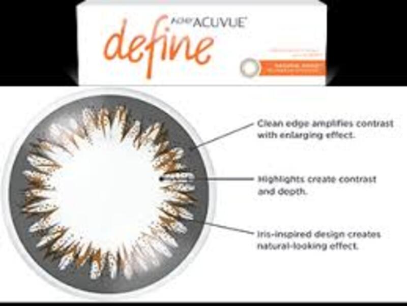  ACUVUE define Natural Shine Daily Contact Lenses, -3.25 (8.5, 14.3) PACK 30 LENSESS