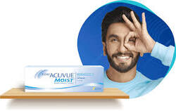 1 Day Acuvue Moist 30 lenses   -1.25