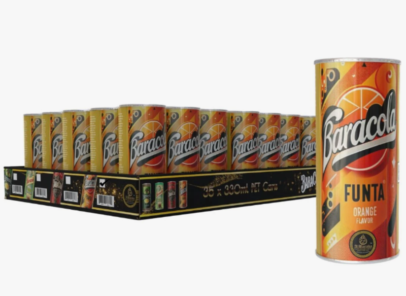 

Albaraka Baracola Funta Original Soda Carbonated Drink 35 x 330 ml Can