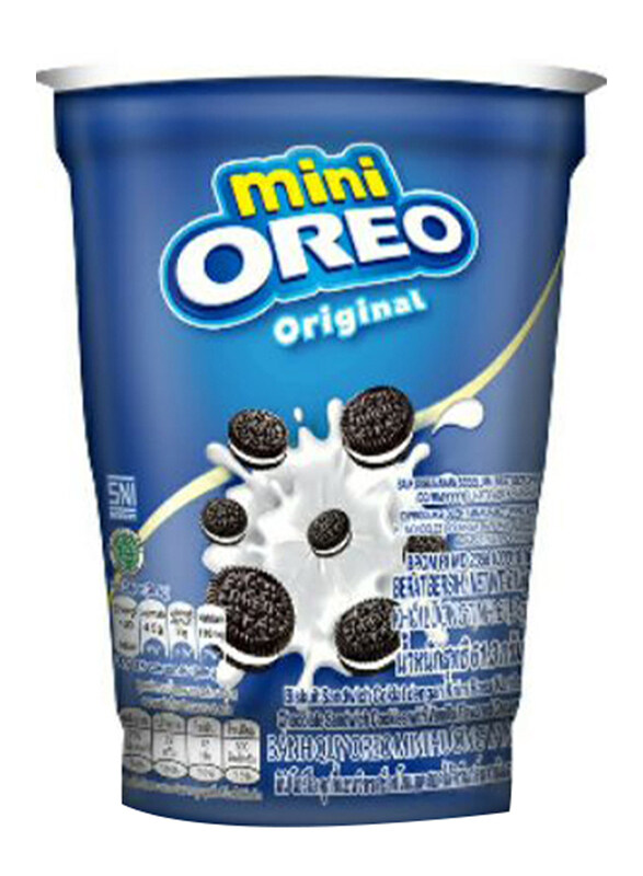 

Oreo Mini Vanilla Flavoured Cream Biscuit Cup, 61.3g