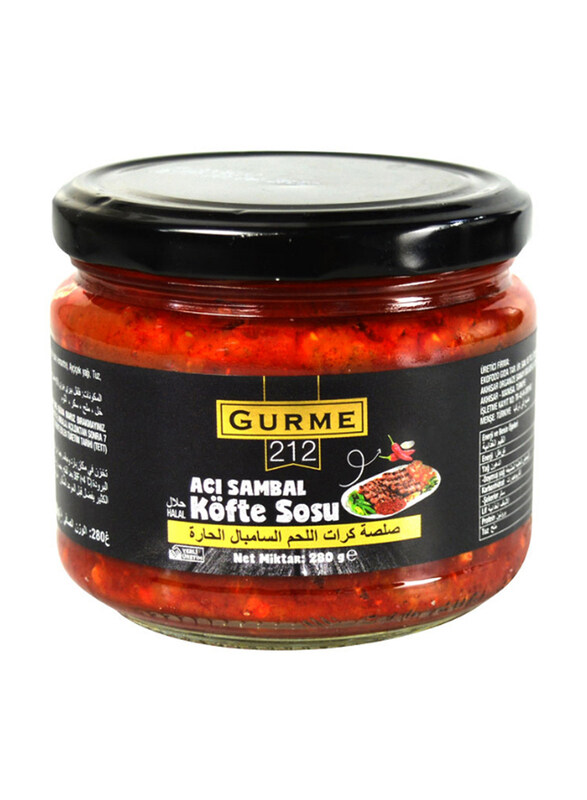 

Gourmet 212 Gurme 212 Hot Pepper Sauce, 300g