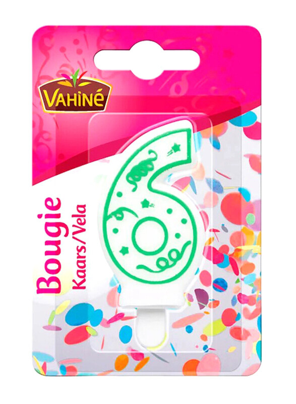 

Vahine Accessories Figure 6 Candle, 30g, White/Green