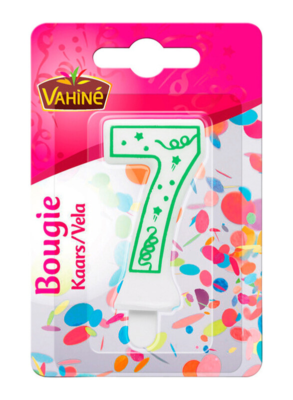 

Vahine Accessories Figure 7 Candle, 30g, White/Green