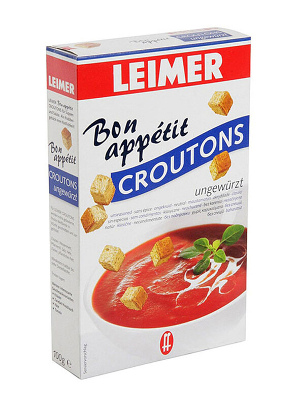 

Leimer Bon Appetit Unseasoned Croutons, 100g