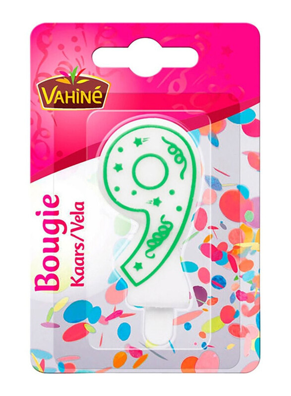 

Vahine Accessories Figure 9 Candle, 30g, White/Green