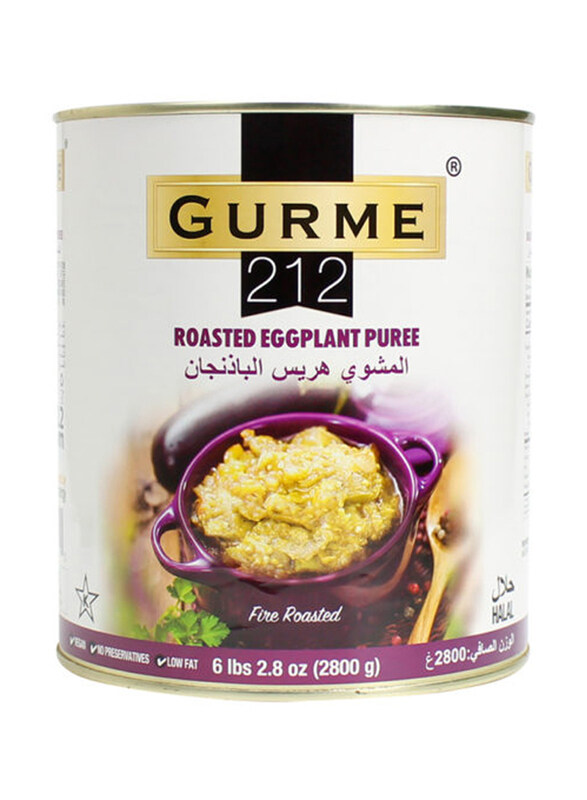 

Gourmet 212 Gurme 212 Fire Roasted Eggplant Puree, 2800g