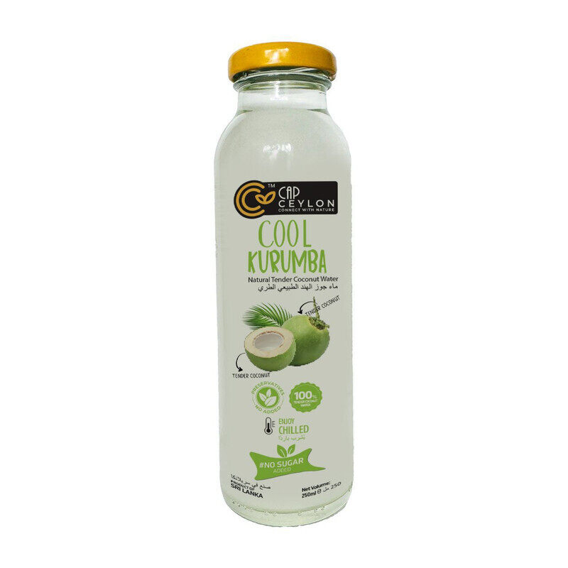 

CAP Ceylon "Cool Kurumba" Organic Tender Coconut Water 250ml